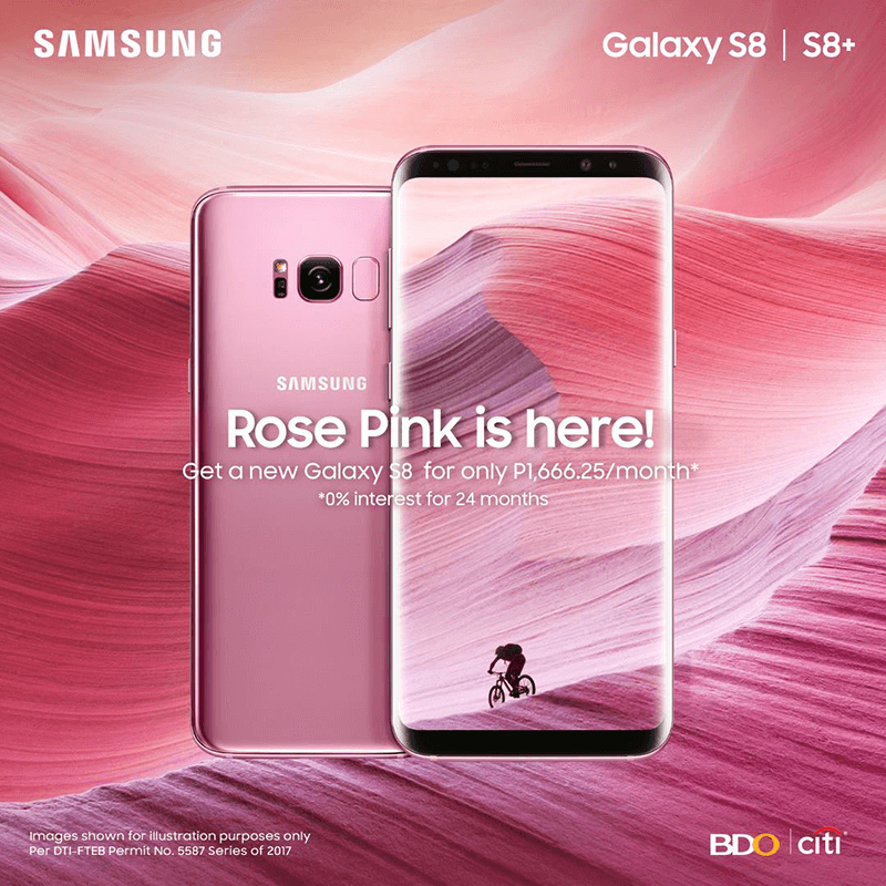 Samsung Galaxy S8+ Punya Warna Baru, Rose Pink!