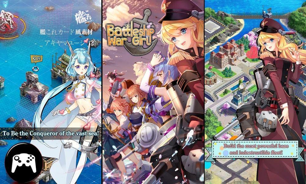 Battleship War Girl: Game Mobile RTS Tema War Ship