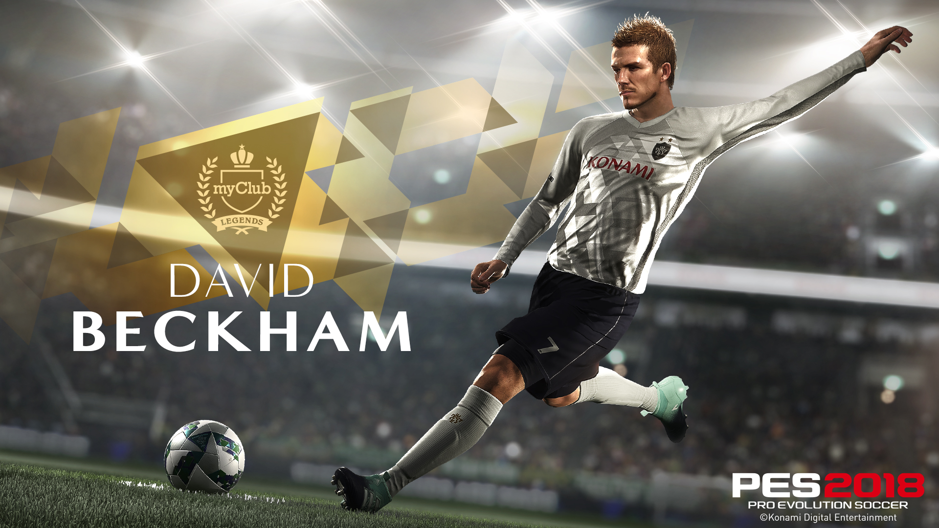 PES 2018 Masukan David Beckham ke Draft Legenda