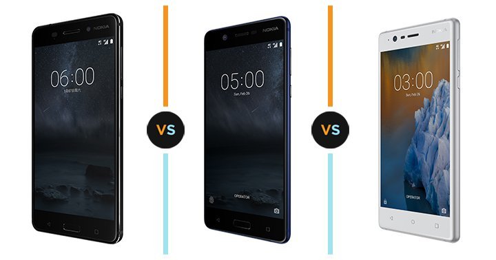 Spesifikasi Lengkap Nokia 3, Nokia 5 dan Nokia 6