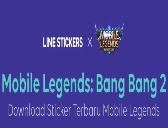 Sticker LINE Mobile Legends Bang Bang 2 Dirilis
