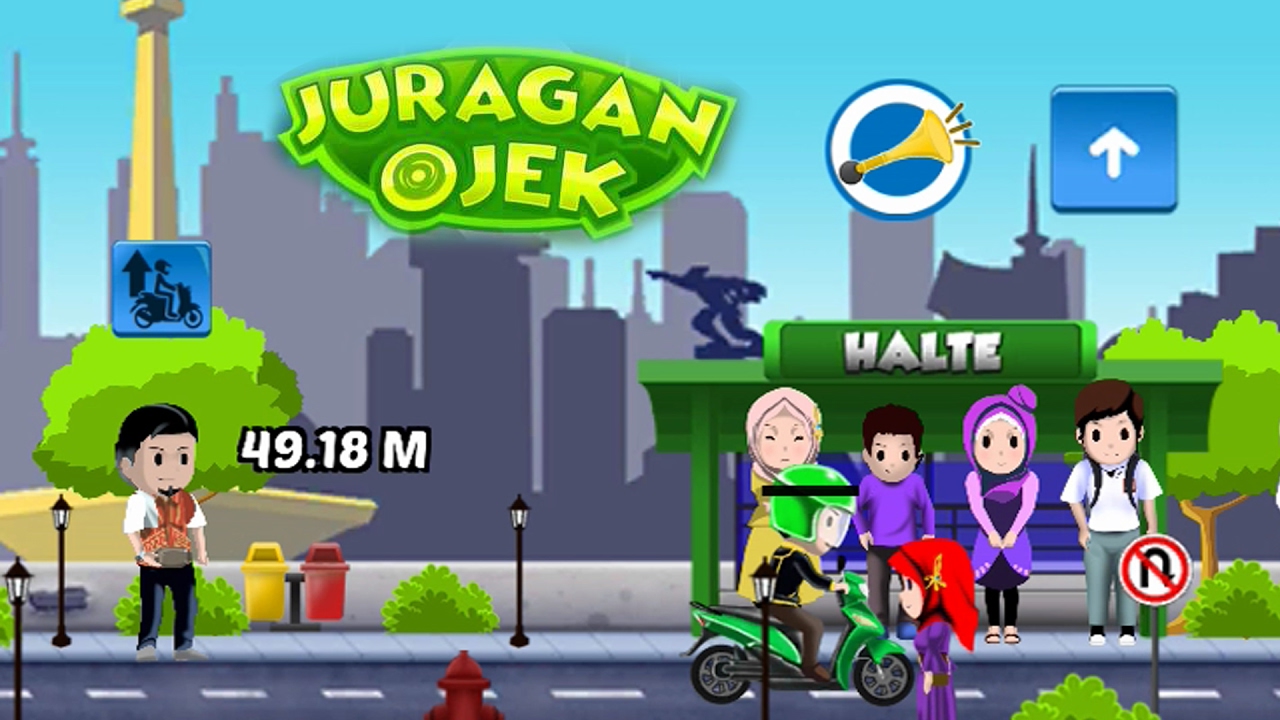 Juragan Ojek, Game Ojek Online Asli Indonesia di Android