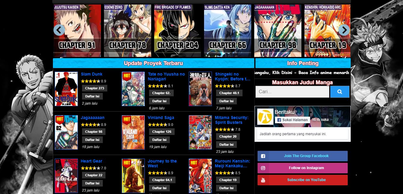 Mangaku: Tempat Baca Manga dan Komik Terlengkap
