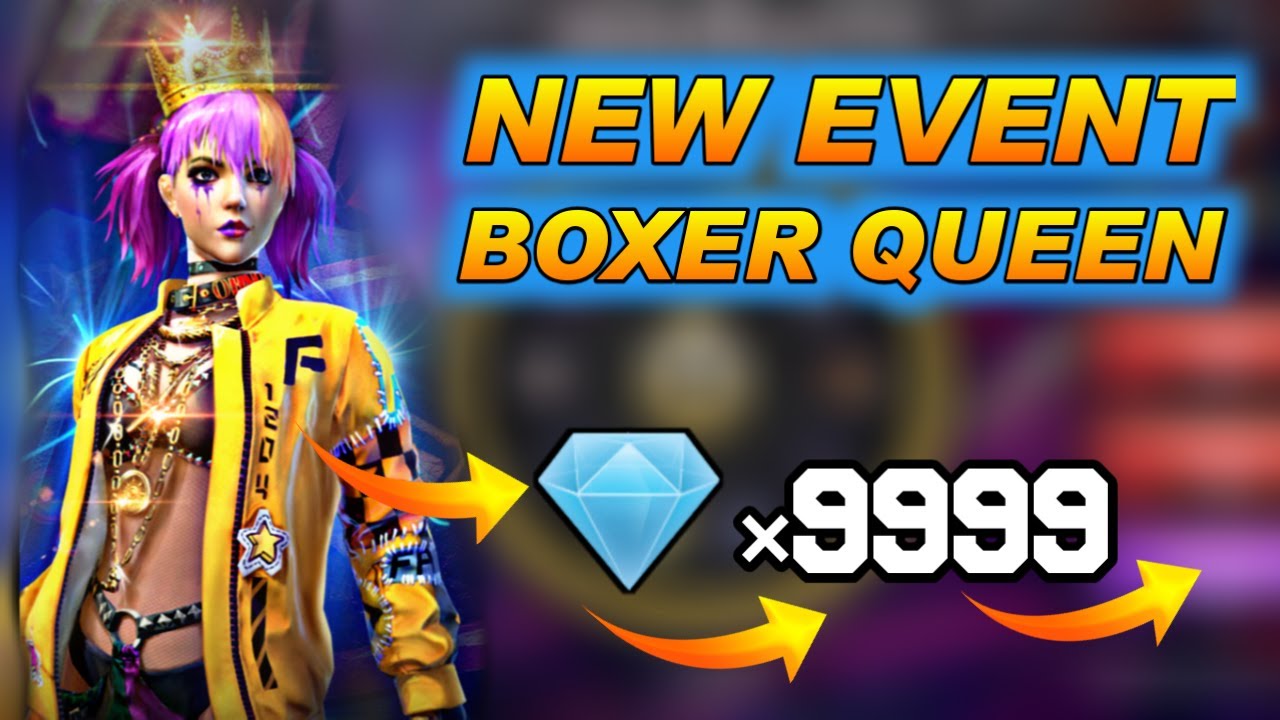 Cara Dapat 9.999 Diamond di Event Spin Queen Boxer Free Fire