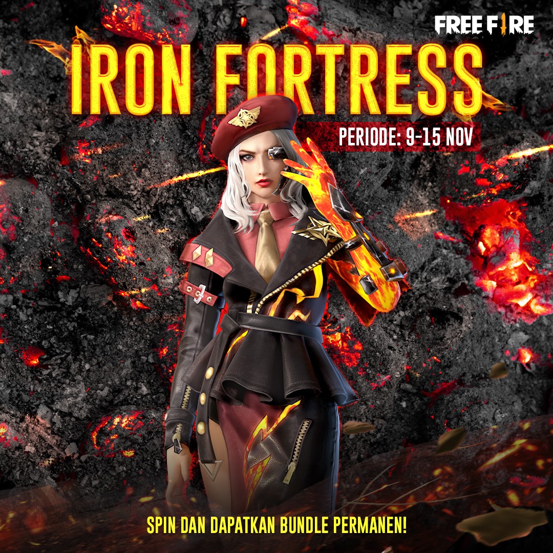 Dapatkan 9.999 Diamond di Event Spin Iron Fortress Free Fire