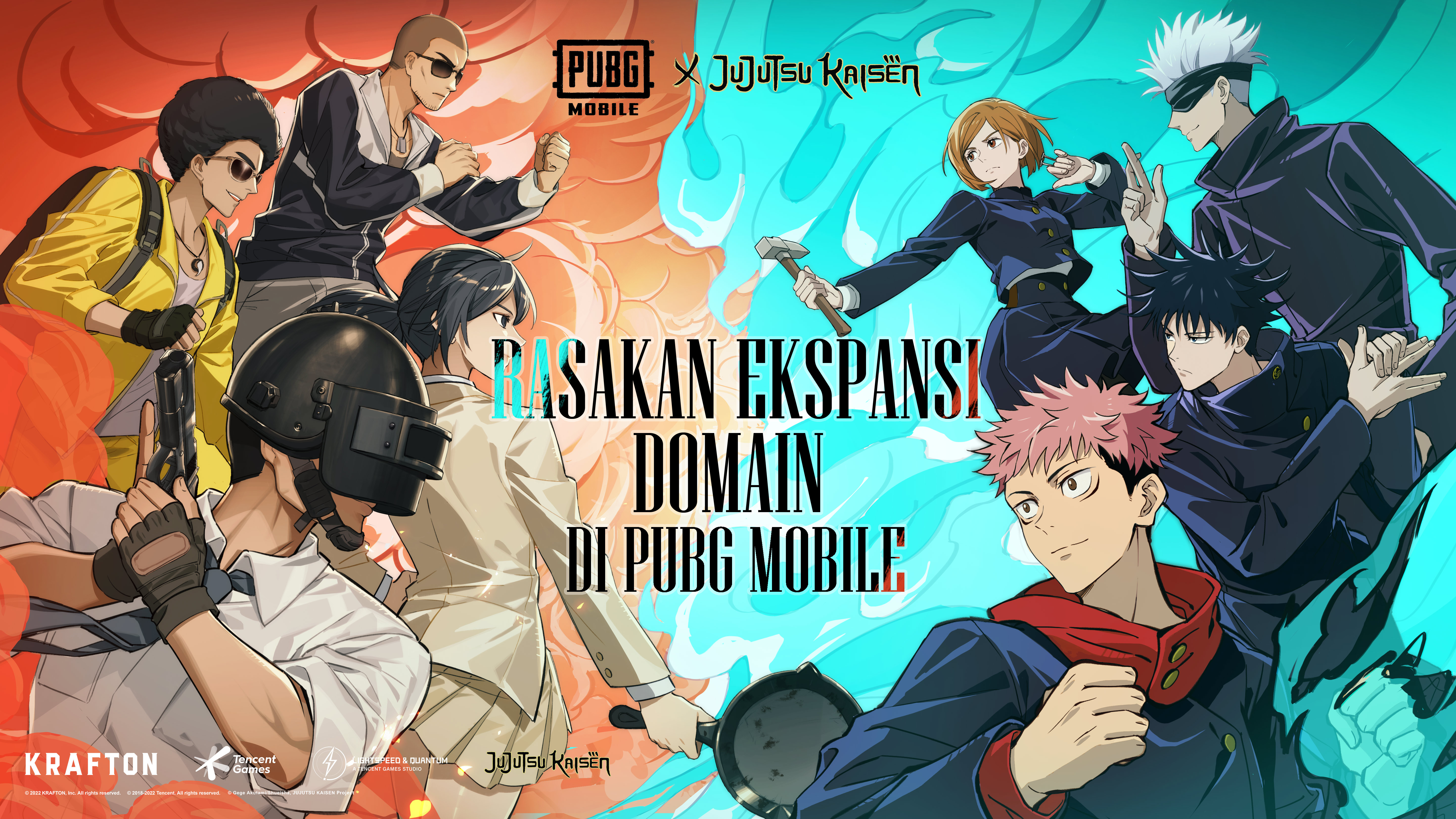 PUBG Mobile x Jujutsu Kaisen, Kolaborasi Epic Game Battleground dan Anime Rilis Hari Ini!